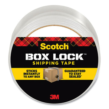 Scotch® Box Lock Shipping Packaging Tape, 3" Core, 1.88" X 54.6 Yds, Clear freeshipping - TVN Wholesale